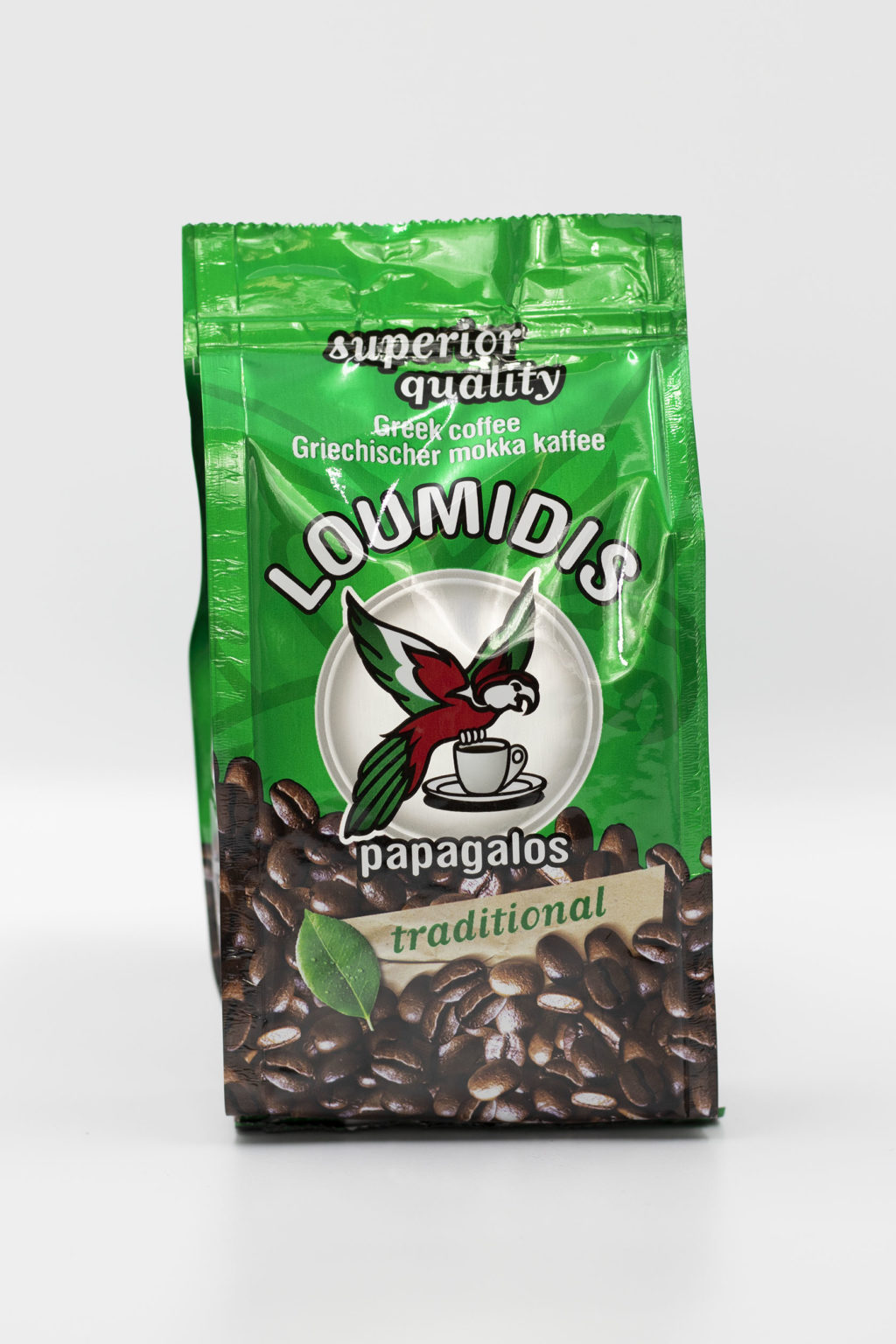  Griechischer Mokka Kaffee  Loumidis Papagalos 96 g 